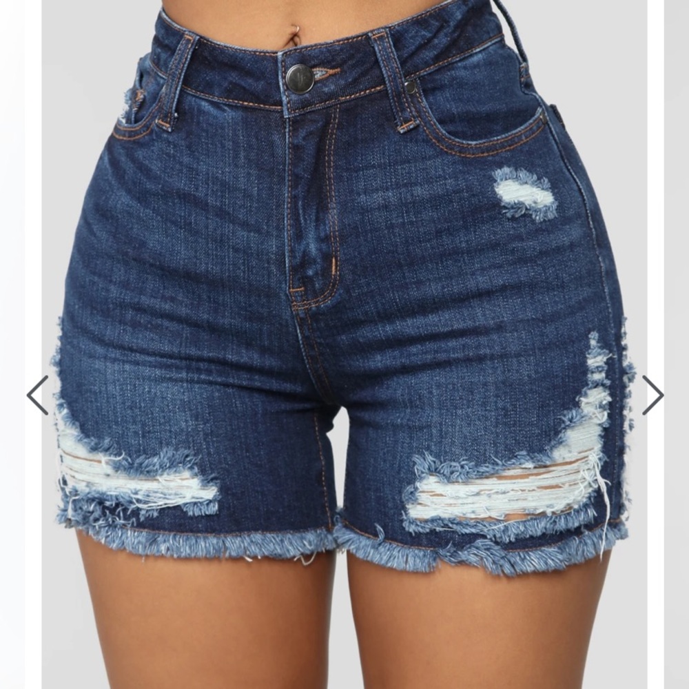 Woman jean shorts